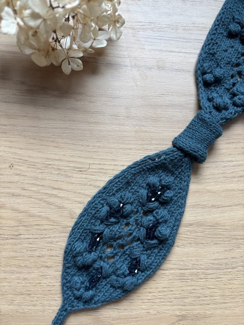 Patron punto diadema Silvestria headband knitting pattern