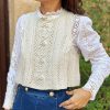 Sabia – Patrón de top o chaleco de punto sin costuras. Knitting pattern. Top Vest