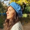 Boina_Fauna patron de punto calados knitting pattern Beret