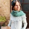 chal veluma knitting pattern patron punto shawl calados lace bodoques bobbles