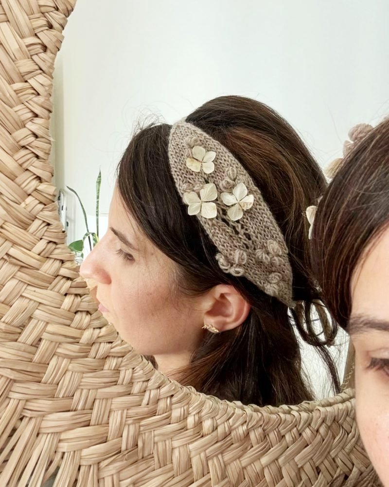 Patron punto diadema Silvestria headband knitting pattern