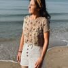 Silvestria top verano calados patron punto knitting pattern lacework seda silk bordado embroidery