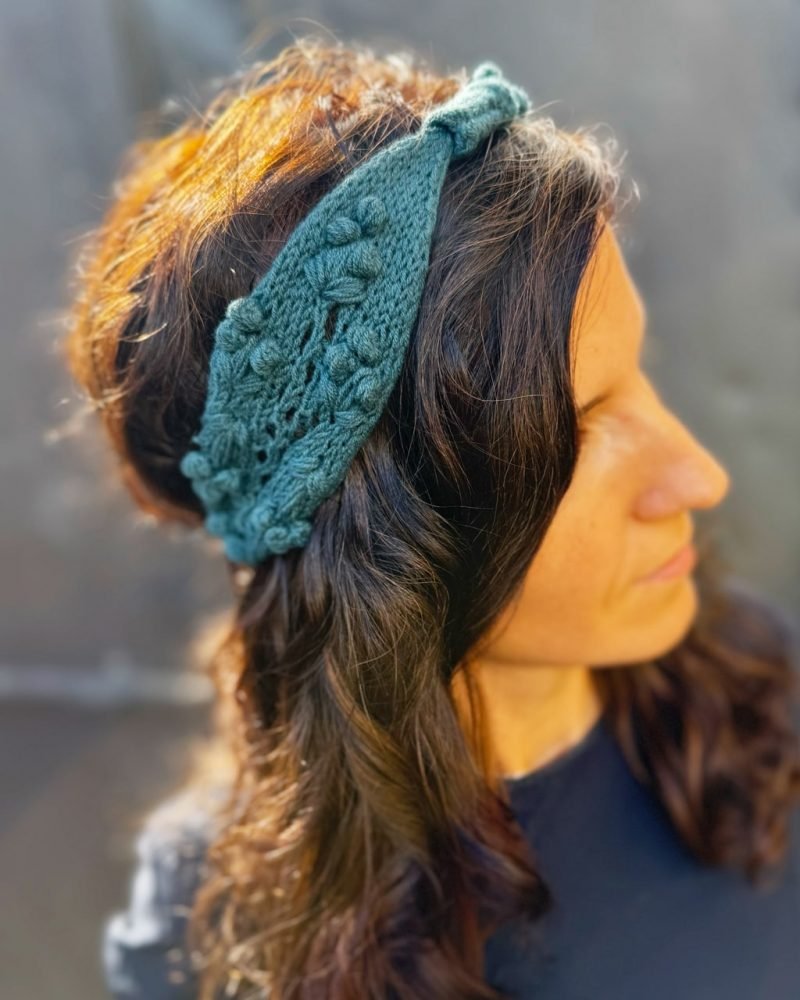 Patron punto diadema Silvestria headband knitting pattern