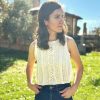 Sabia – Patrón de top o chaleco de punto sin costuras. Knitting pattern. Top Vest