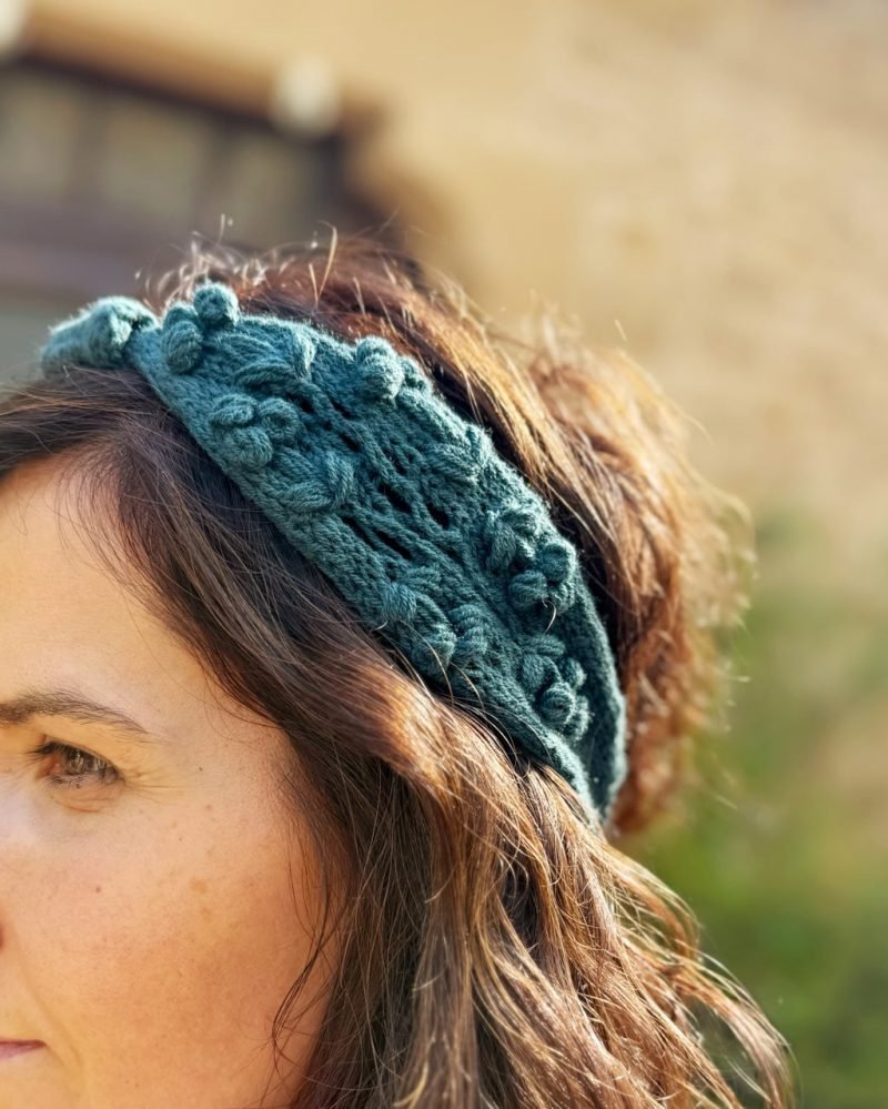 Patron punto diadema Silvestria headband knitting pattern