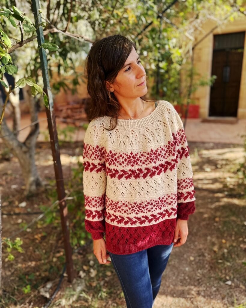 Step-by-Step Christmas Sweater: ELARA – Knitting Adventure & Pattern