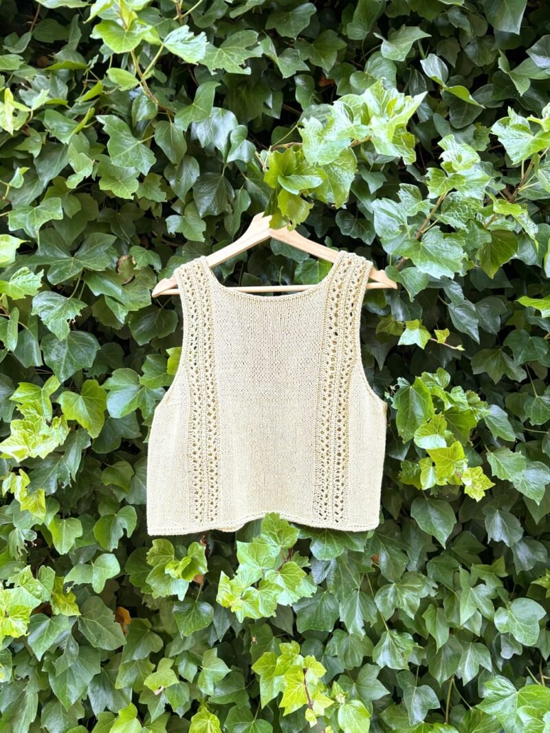 kurruf top patron punto knitting pattern calado lace verano summer