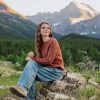 Woodland Echo Wool and Wander The Farmers Daughter Fibers pullover