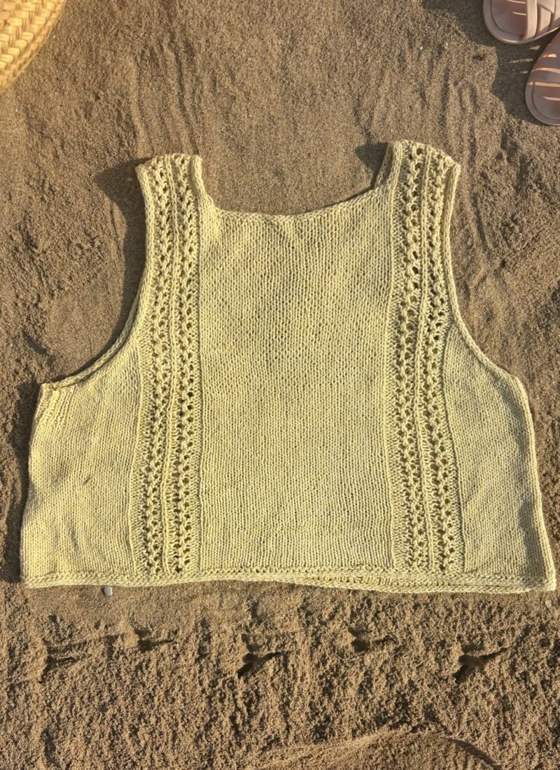 kurruf top patron punto knitting pattern calado lace verano summer