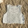 Palahi top verano calados patron punto knitting pattern lacework seda silk