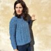 oskia sweater patron punto calados bodoques_ knitting pattern lace bobbles