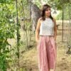 Palahi top verano calados patron punto knitting pattern lacework seda silk