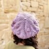 Boina_Flora patron de punto calados knitting pattern Beret