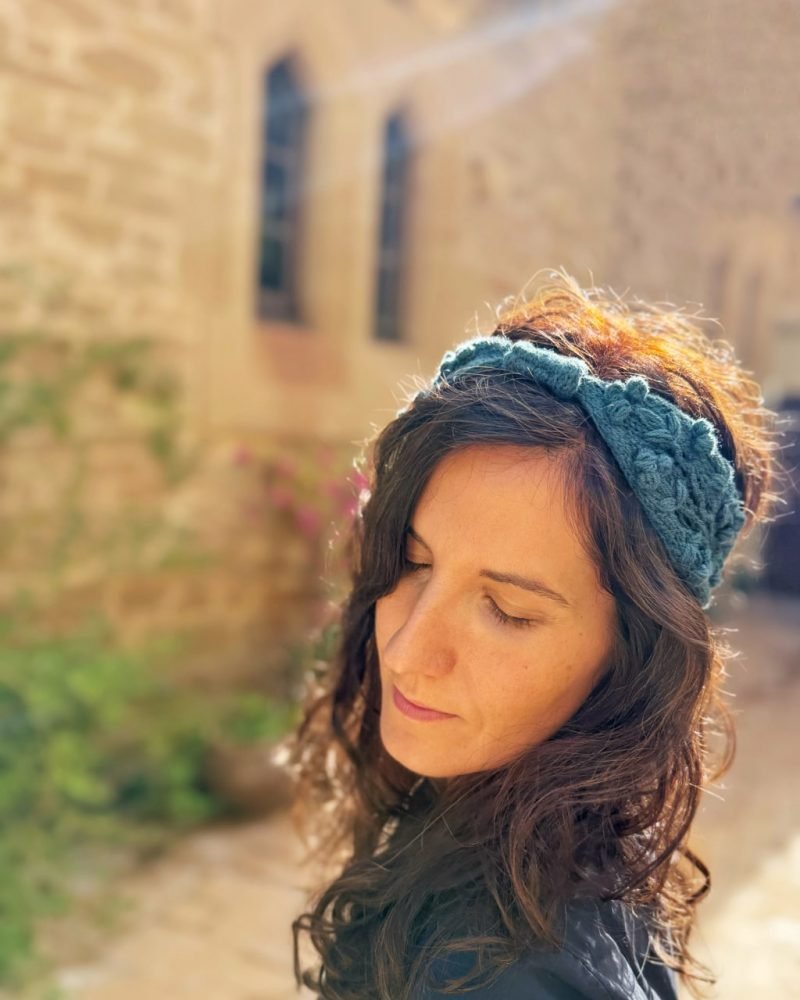 Patron punto diadema Silvestria headband knitting pattern