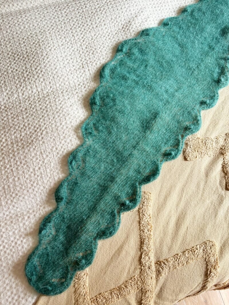 chal veluma knitting pattern patron punto shawl calados lace bodoques bobbles