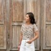 Silvestria top verano calados patron punto knitting pattern lacework seda silk bordado embroidery