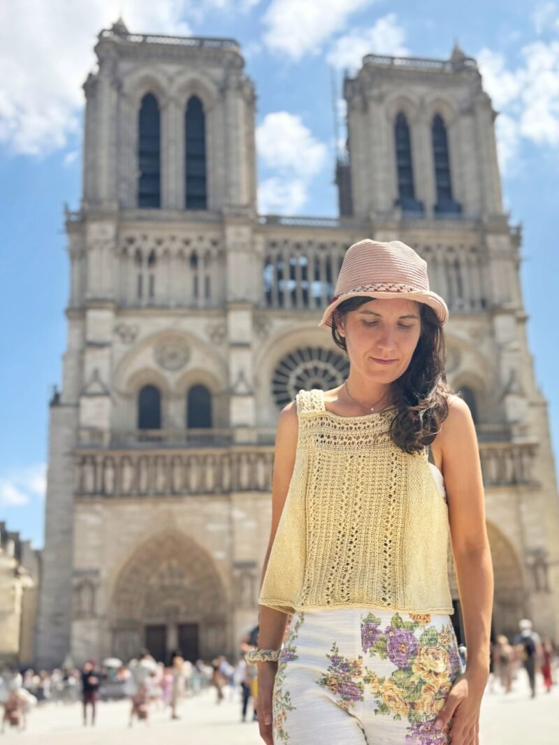 kurruf top patron punto knitting pattern calado lace verano summer