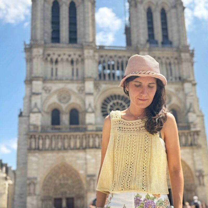 kurruf top patron punto knitting pattern calado lace verano summer