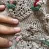 Silvestria top verano calados patron punto knitting pattern lacework seda silk bordado embroidery