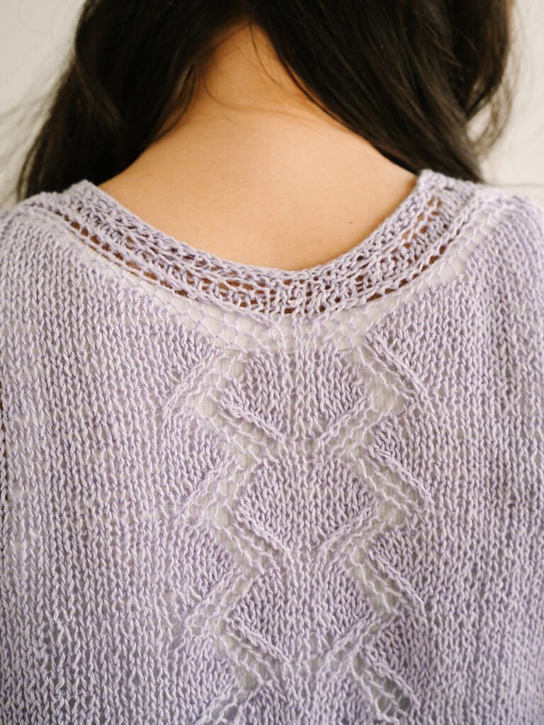LAVENDER TOP PASCUALI NEPAL I LIKE KNITTING APRIL 2026
