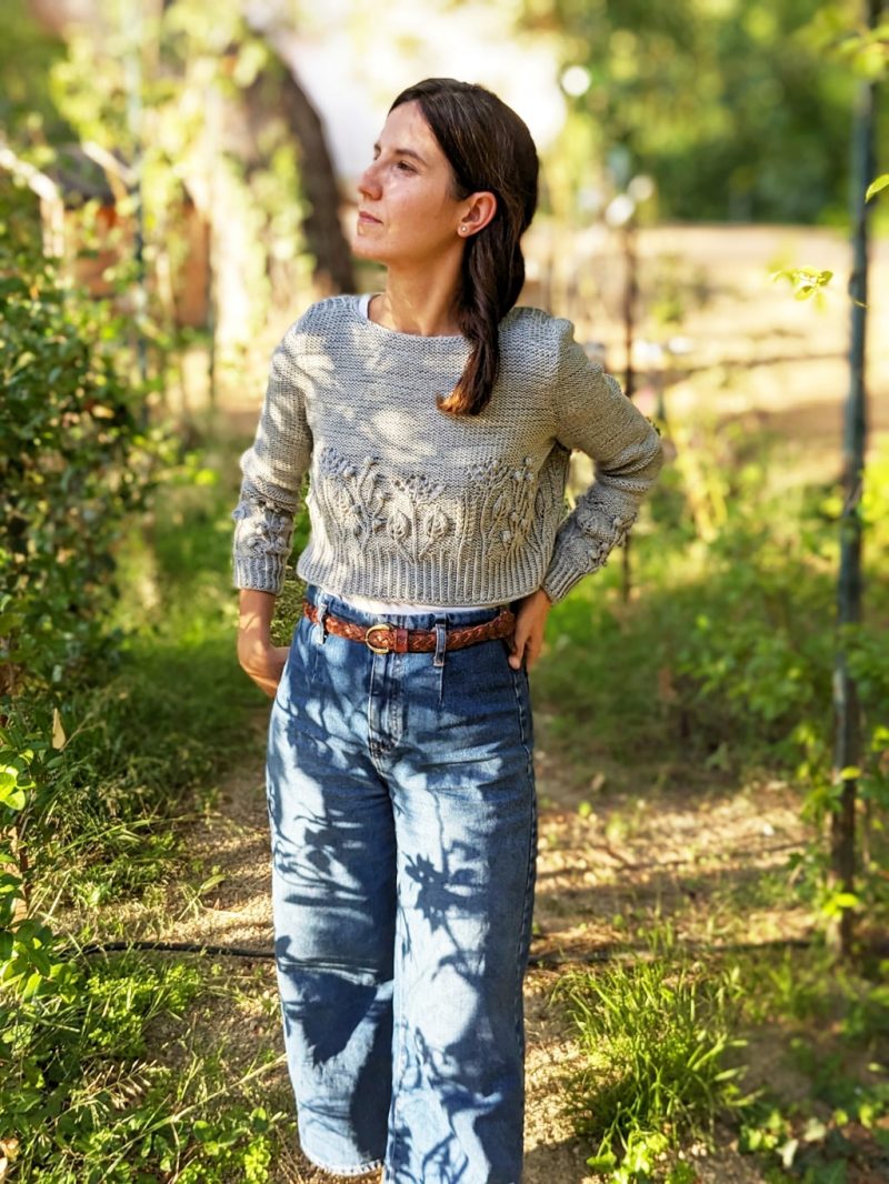 Lore tee sweater patrón punto knitting pattern